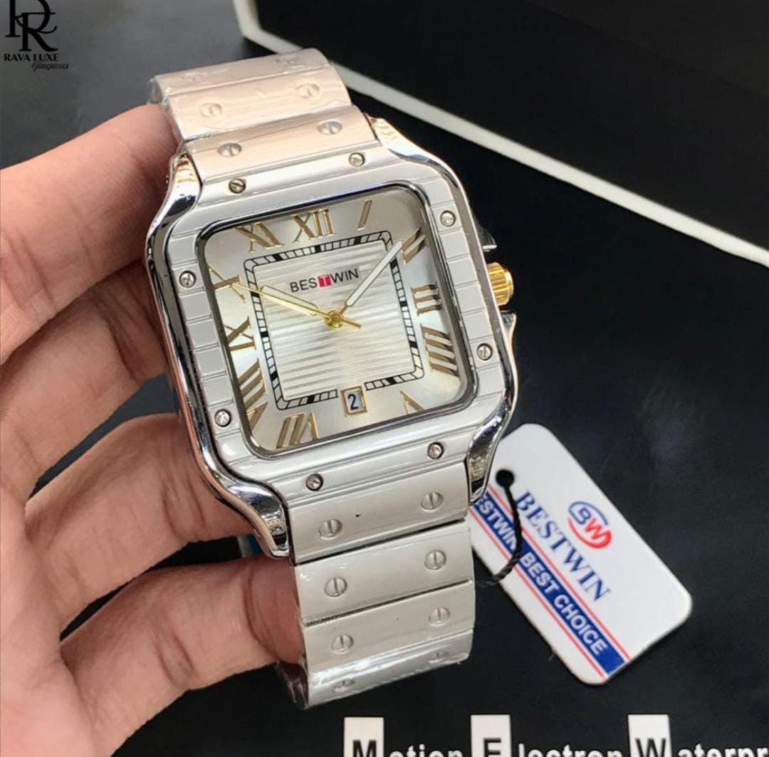 BESTWIN Quartz Watch | Butterfly Lock {White}