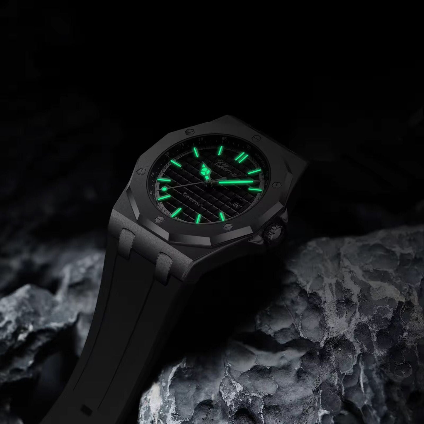 CHENXI Men's Watch | AP Model | Silicone Strap{BLACK}