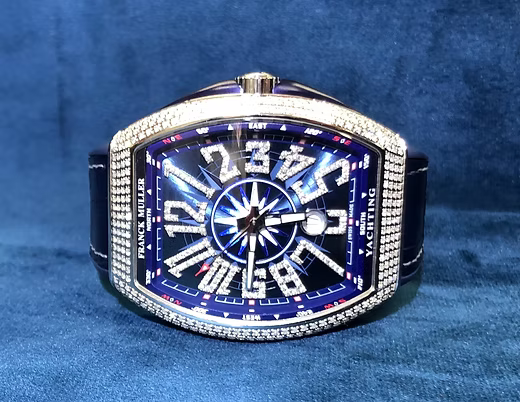 Franck Muller Inspired Gents Watch β Leather Strap | Stone Dial | Free Shipping
