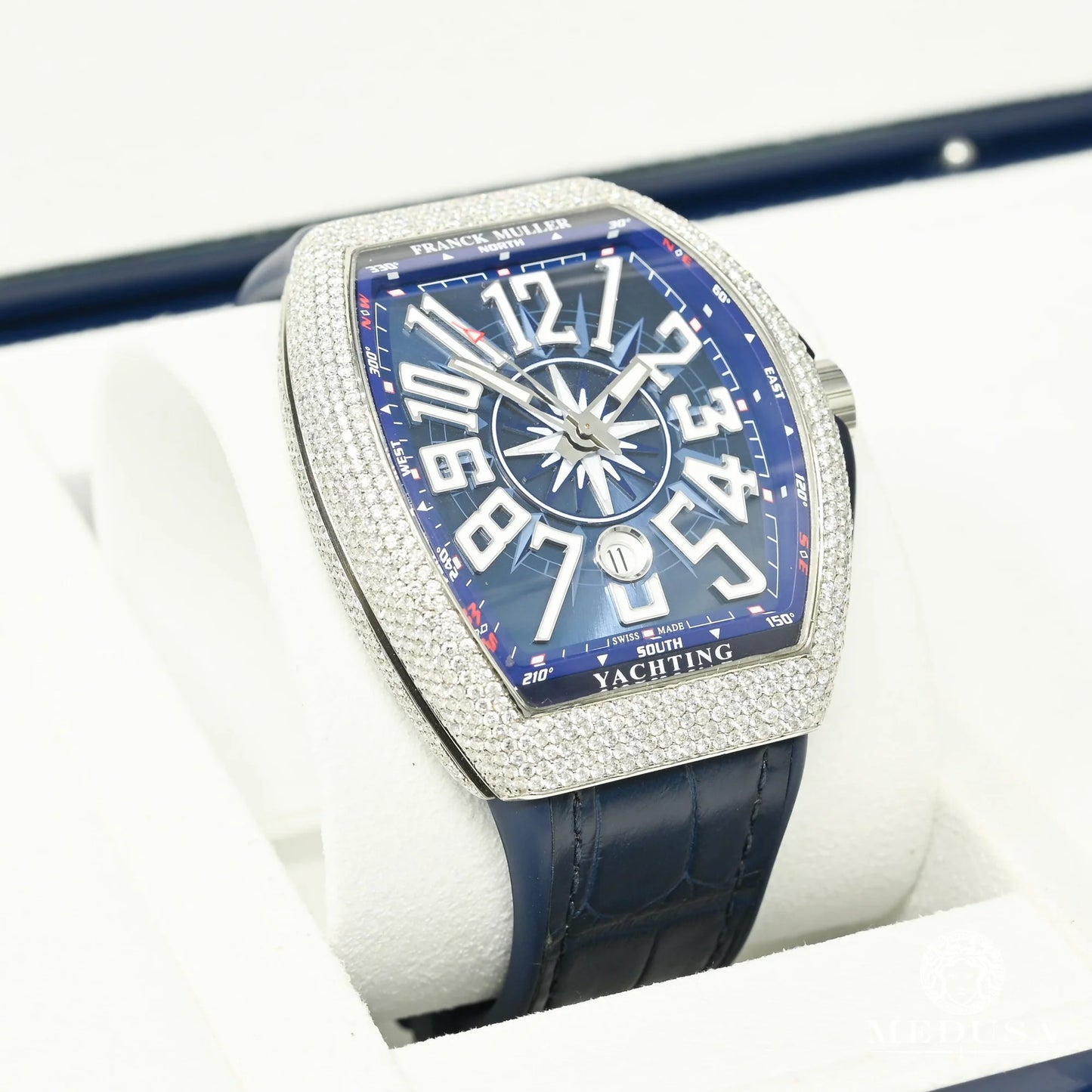 Franck Muller Inspired Gents Watch β Leather Strap | Stone Dial | Free Shipping