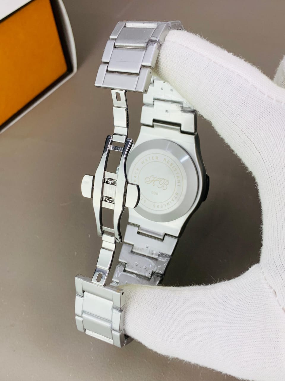 Hublot Chain Skeleton Watch (WHITE DIAL)