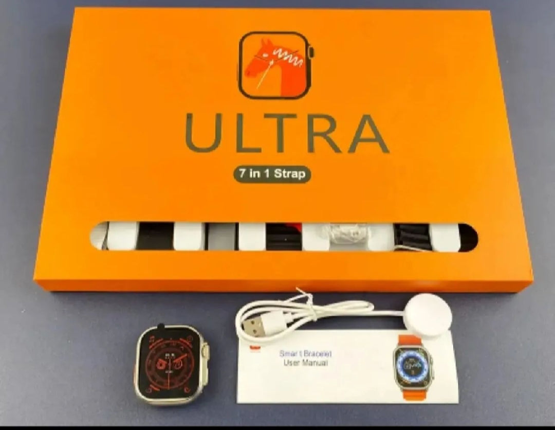 7-in-1 Smartwatch | Silicone Strap | Wireless Charging