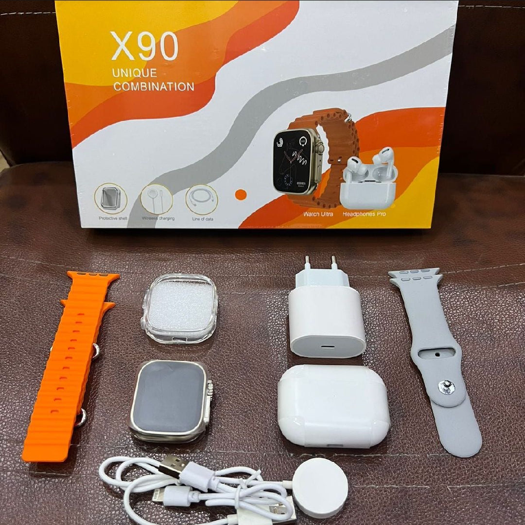 Smartwatch & AirPods Combo | Silicone Strap