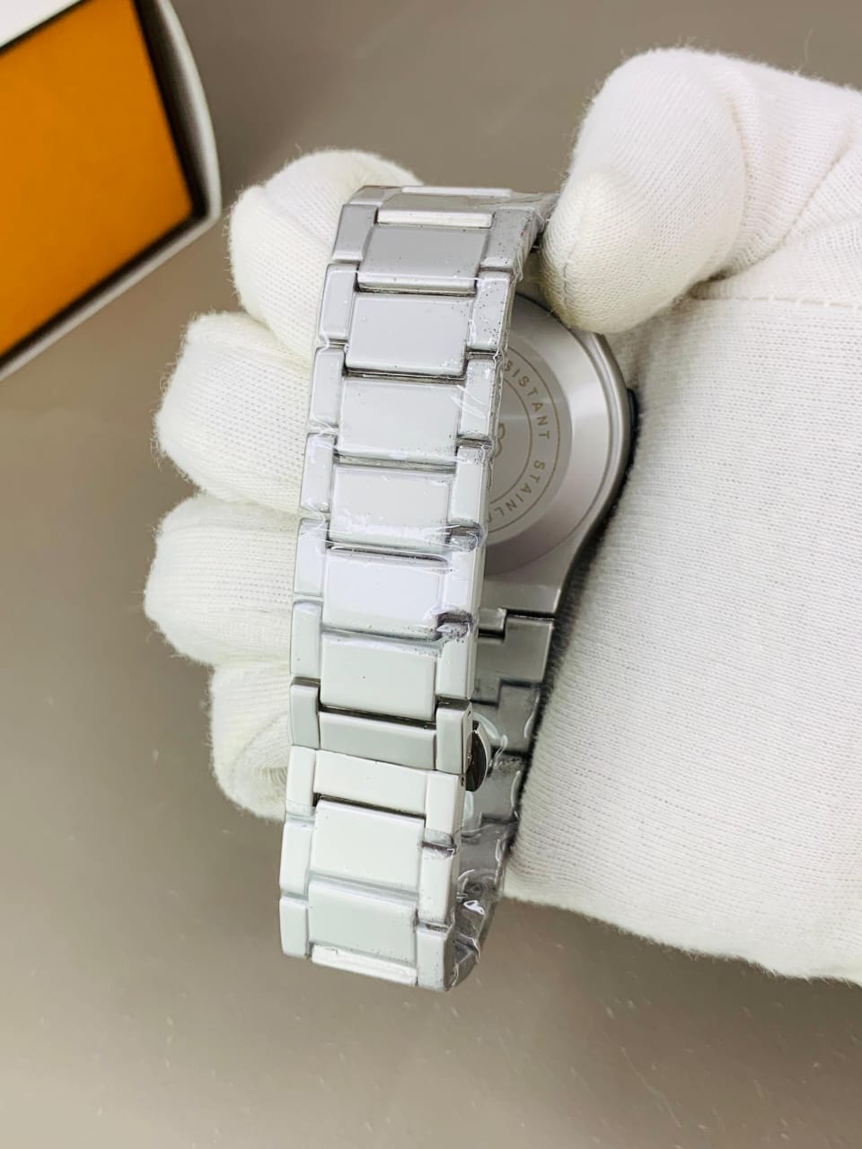 Hublot Chain Skeleton Watch (WHITE DIAL)