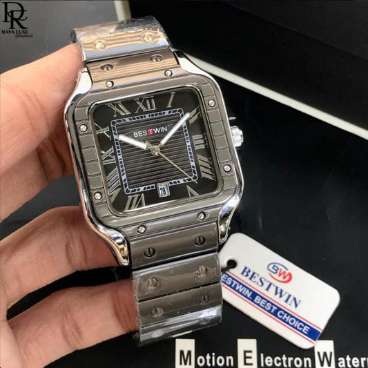 BESTWIN Quartz Watch | Butterfly Lock (GRAY)