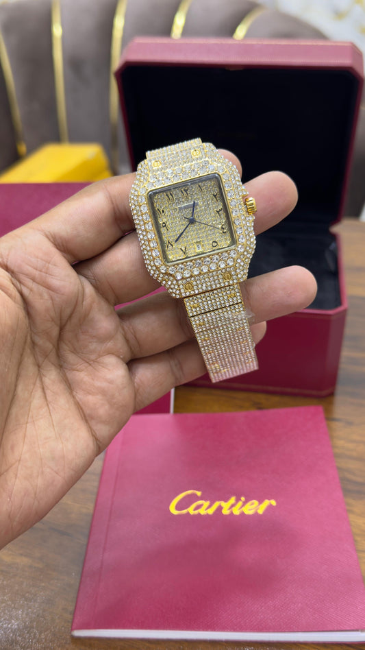 Cartier Stone Watch – Butterfly Lock{GOLD}