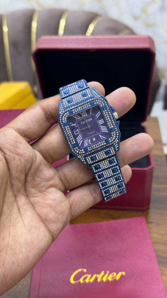 Cartier Stone Watch – Butterfly Lock {BLUE}