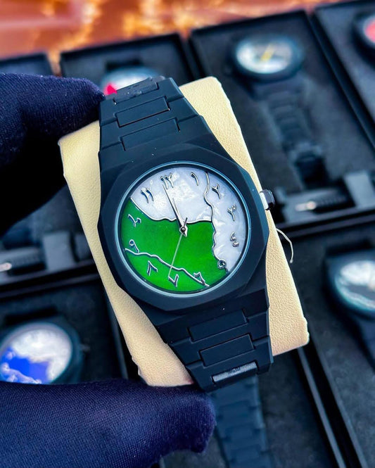 New Arrival – Aura Arabic Dial Watch | Double Color | Fiber Chain | Free Shipping