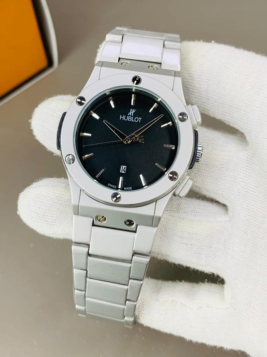 Hublot Chain Skeleton Watch (BLACK DIAL)