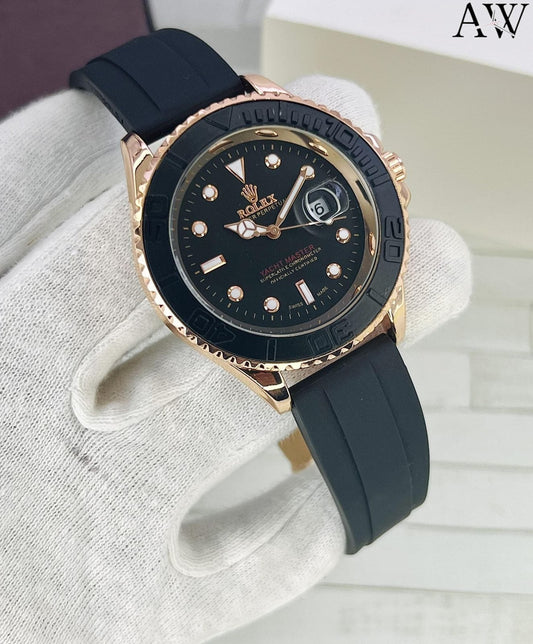 Rolex Black Mafia Watch | Analog | Date Display