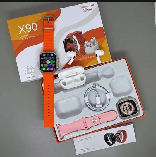 Smartwatch & AirPods Combo | Silicone Strap