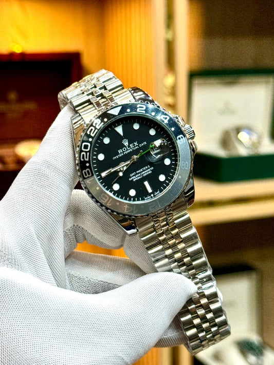 Rolex GMT Model – Bazzel Working (black& gray dial )