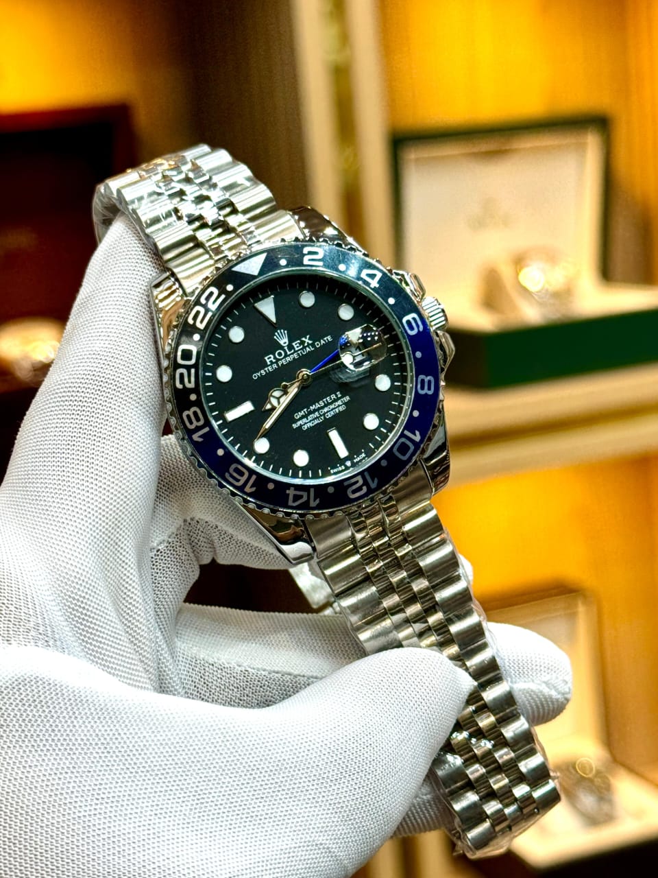 Rolex GMT Model – Bazzel Working (black& gray dial )