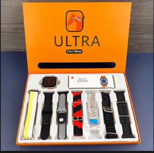 7-in-1 Smartwatch | Silicone Strap | Wireless Charging