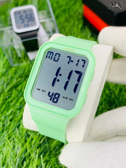 Lasika Digital Watch | Box not included| FREE SHIPPING (LIGHT BLUE)
